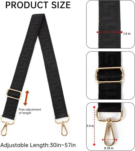 Purse Straps Replacement Crossbody Bag Strap Adjustable Long Shoulder Straps for Handbags，Women Purse Strap in Saudi Arabia
