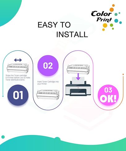 (5-Pack, 2BK, 1C, 1M, 1Y) Colorprint Compatible Toner Cartridges Replacement for Dell C2660dn 2660DN C2665dnf 2665dnf C2660 Black 593-BBBU Cyan 593-BBBT Magenta 593-BBBS Yellow 593-BBBR Laser Printer in Kuwait