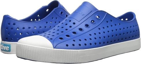 Native Unisex Jefferson Fashion Sneaker, Victoria Blue/Shell White,9 US Men/11 US Women in Saudi Arabia