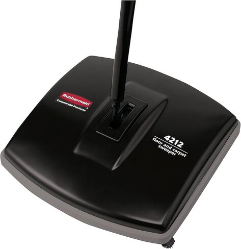 Rubbermaid Commercial Galvinized Steel Carpet & Floor Sweeper, Cordless Sweeper, Hardwood Floor Cleaner, Push Broom in Kuwait