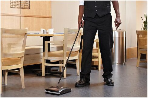 Rubbermaid Commercial Galvinized Steel Carpet & Floor Sweeper, Cordless Sweeper, Hardwood Floor Cleaner, Push Broom in Kuwait