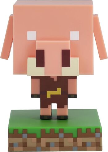 Paladone Minecraft Piglin Mini Light – Officially Licensed LED Night Lamp for Kids' Bedrooms, Gaming Rooms & Home Decor – Battery-Powered Collectible in Saudi Arabia