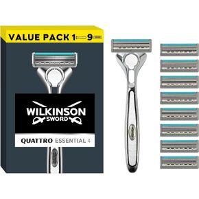 Wilkinson Sword Quattro Titanium Sensitive Razor Blades - Pack of 8 Blades in Kuwait