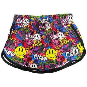 Flow Society Graffiti Lacrosse Flow Girls Athletic Shorts