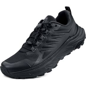 Men's Trail Running Shoes for Hiking Walking Cross Training Shoes with Arch Support Anti-Slip Lightweight Wide Width Sneakers