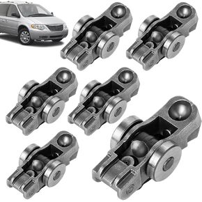 Set of 6 Intake & Valve Rocker Arms Left Right Compatible with Chrysler Pacifica, Dodge Durango, Jeep Wrangler Gladiator Grand Cherokee, RAM 1500 ProMaster 3.6L Replaces 170277, 5047896AC, 5047896AD