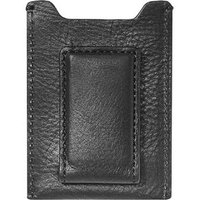 HoJ Co. RIP Money Clip Wallet | مشبك مغناطيسي قوي للغاية | محفظة جيب أمامية رفيعة | محفظة بطاقات بسيطة مع مشبك نقود | حافظة بطاقات صغيرة (بني)