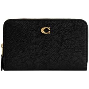 zip المتوسطة المدرب للسيدات حول محفظة السفر التبعي ، B4/Black