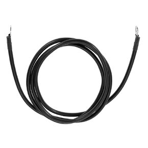 Universal Battery Inverter Cable 5/16" Lug 6 AWG Gauge 2FT Battery Cable Tinned Copper Black 1 Pc