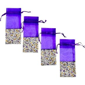 أكياس Sanrich 50pcs لافندر كيس ، أكياس هدية أروبية أرجوانية فارغة أكياس صغيرة (أرجوانية خفيفة)