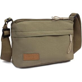 حقيبة Crossbody Sling Canvas حقيبة يد صغيرة 5 جيب رسول سفر مراسلة الأشرار حقيبة حقيبة حقيبة على ظهره