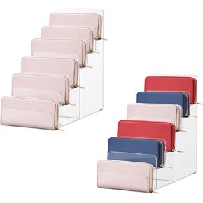 Cabilock 6-Tier Large Acrylic Display Risers, Perfume Organizer,Clear Purse Organizer Cologne Stand,Risers Display Stands Clear Jewelry Riser Display Stand for Organize and Decoration