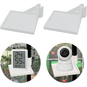 Grow Tent Corner Shelf Adjustable Wall Mounted Shelves Tent Pole Shelf Versatile GrowTent Accessories,16 mm Grow Tent Accessories (2, White)
