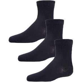 MeMoi Unisex Cotton Blend Mid-Cut Socks 3-Pack