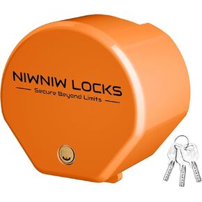 قفل عقار مقطورة ثقيلة-ملائمة عالمية 1-7/8 "2" 2-5/16 "مقرنات | مضاد لسان RV قفل لسان الشاحنة | تصميم أمن الصلب الهيكلي (أسود) in Kuwait