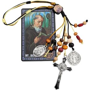 TALPGOD St Benedict Medals for Door with St Michael Medal Prayer Cards Home Protection,House Blessing Gift Set for New Home Catholic Decor,Medalla De San Benito Miguel Arcangel,Escapularios Catolicos
