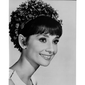 Audrey Hepburn Headshot Photo Print (8 x 10)