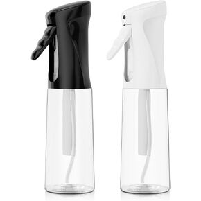 Continuous Spray Bottle for Hair (10.1oz/300ml) 2 Pack Home Essentials Spray Bottles For Cleaning Empty Ultra Fine Water Mister Sprayer For Hairstyling Garden Plants Curly Hair Perfume Etc