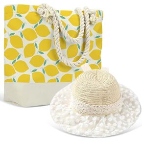 Beach Bag Sun Straw Hat, Tote Bag for Women Friends Travel Gifts, Aloha Bags Waterproof Travel Vacation Essentials in Kuwait