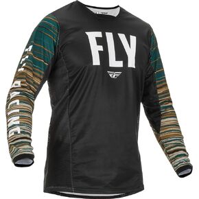 Fly Racing 2022 Adult Kinetic Wave Jersey (Black/Rum, XX-Large)