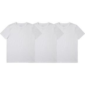 Pair of Thieves RFE Flattering Crew Neck Undershirt – 3 Pack White, X-Large – Soft, Breathable 100% Cotton Crew Neck Tees for All-Day Comfort