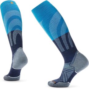 Smartwool Women's Run Compression Targeted Cushion Merino Wool Over The Calf Socks
