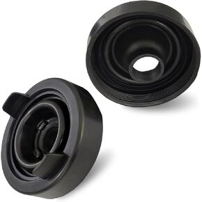 2 PCS Car Headlight Dust Caps, Automotive Rubber Sealing Cap Dust Cover for Headlight Protection, Headlamp Housing Conversion, Universal Headlight Dust Cover Fit Most Cars Trucks SUVs （Black）