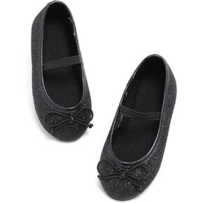 Toddler Flower Girl Dress Shoes - Little Girl Ballet Flats Elastic Straps Wedding Party in Kuwait