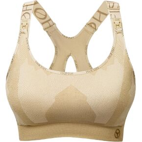 HOFISH Nursing Bras for Breastfeeding, Medium Support Nursing Sports Bra Wireless Comfort Maternity Bra