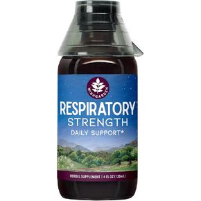 WishGarden Herbs Respiratory Strength Daily Support - Plant-Based Herbal Lung Support Supplement with Organic Mullein & Elecampane, Supports Long-Term Lung Resilience and Better Lung Efficiency, 2oz