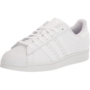 adidas Originals Men's Super-Star Sneaker, White/Black/White, 10 in Saudi Arabia