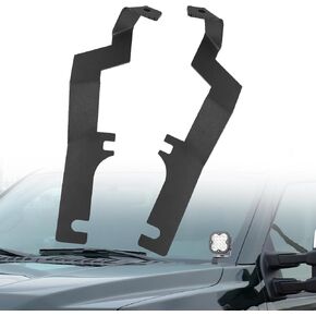 Hood Light Mount Brackets Ditch Light Front A-Pillar LED Mounts Engine Brackets Compatible with F150 Raptor 2015-2018 2PCS
