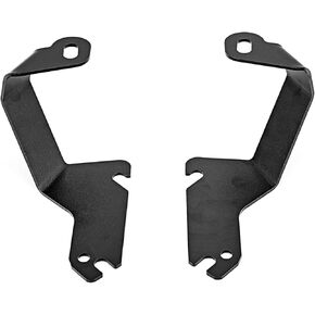 WeiSen Engine Cowl Hood Panel Ditch Light Mount Brackets & Whip Antenna for Offroad Compatible with Chevrolet Silverado 1500 1999-2006
