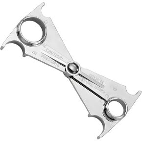 Scissor Fuel Line Disconnect Tool, 3/8 and 5/16 Inch Transmission Oil Cooler Line Disconnect Scissors, 2-in-1 Fuel Filter Removal Tool for Vehicle Heater A/C Lines Service