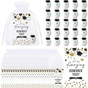 25 Sets Small Graduation Gifts Bulk Cute Mini Resin Grad Figurines Class of 2025 Kindergarten Preschool Graduation Party Favors 5th Grade Miniature End of School Year Gifts(Penguin)