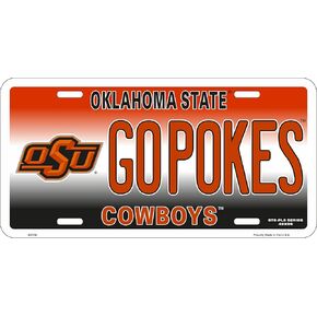 Hangtime - Oklahoma State University - OSU Cowboys - GOPOKES 6x12 inch Novelty License Plate