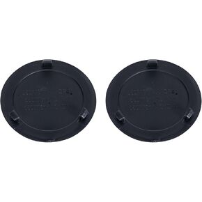 Rldym 2PCS Rear Bumper Step Pad Towing Ball Plug Trailer Hitch Cover 68495076AA 55077311AB Compatible with Dodge Ram 1500-3500 2003-2020