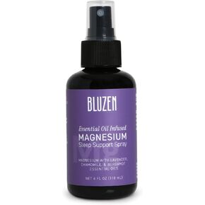 Lavender Magnesium Oil for Feet, Pre-Sleep Routine, 100% Natural Magnesium Oil Spray with Essential Oils, Easy to Absorb, 4fl oz [Not Sticky vs Others]