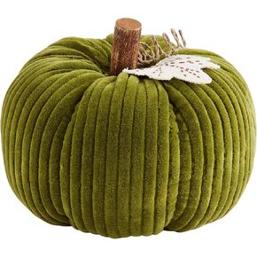 Mud Pie Green Corduroy Saceter ، 10 "DIA X 8"