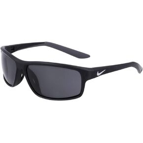 Nike Rabid-22 DV2371 010 Sunglasses Matte Black/Dark Grey Rectangle Shape 62mm
