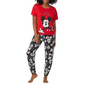 Womens Pajama Sets Disney | Hello Kitty |Snoopy Soft Stretch 2 Piece Jogger Lounge Sets for Women