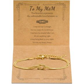 Matching Bracelets for Couples Love Knot Bracelet Pinky Promise Soulmate Relationship Friendship Bracelets Forever Infinity Jewelry Gifts for Women Teen Her Him