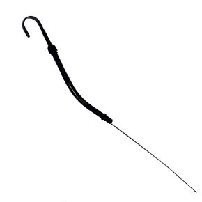Passenger Side Oil Dipstick Tube, Metal Engine Oil Dipstick Replacement for Chevy SBC 265 283 327 350 400 Engines 1955-1979 (Black)
