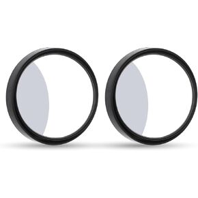 2pcs مرايا البقعة العمياء ، مرايا بقعة للسيارات المحدبة مرآة سيارة مع زاوية عريضة 360 درجة ، وملحقات السيارات البقع العمياء مراقبة نظام لمادة لاصقة للسيارات سيارات الدفع الرباعي والشاحنات
