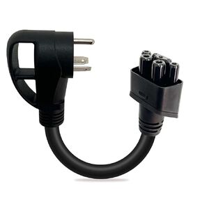 NEMA TT-30P Adapter for Tesla Gen 2 Mobile Charger, 240V 24 AMP NEMA TT-30P Male Plug to Gen II Mobile Connector for Tesla Motors Model 3/Y/S/X