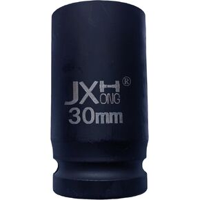 3/4-Inch Drive Metric 53mm Impact Socket, 6-Point, Heat Treated Cr-V Alloy Steel (53mm)