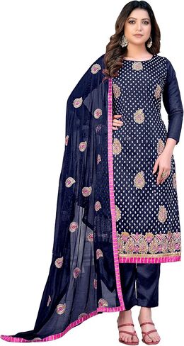 SB Traders Readymade Indian Style Cotton Fabric Churidar Designer Salwar Suit for Women (3 Piece Suit) in Saudi Arabia