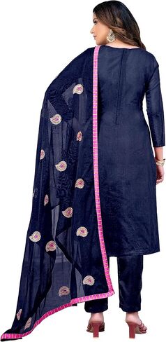 SB Traders Readymade Indian Style Cotton Fabric Churidar Designer Salwar Suit for Women (3 Piece Suit) in Saudi Arabia