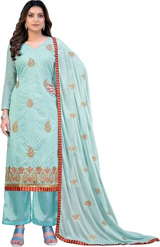 SB Traders Readymade Indian Style Cotton Fabric Churidar Designer Salwar Suit for Women (3 Piece Suit) in Kuwait