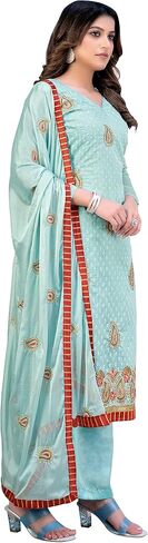 SB Traders Readymade Indian Style Cotton Fabric Churidar Designer Salwar Suit for Women (3 Piece Suit) in Kuwait